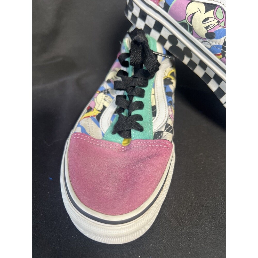 Vans X Disney Old Skool Shoes 80s Mickey Minnie Mouse Mens 7 Womens 8.5 - Picture 4 of 13